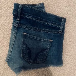 Hollister Frayed Hem Jean Shorts